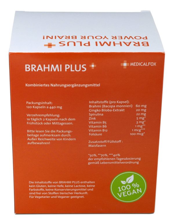 BRAHMI Plus, 120 Kapseln - LifeStyle Quality Online-Shop