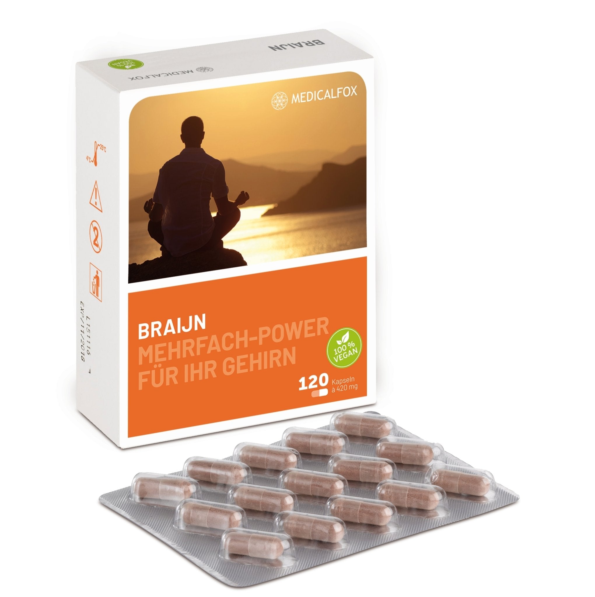 BRAIJN, 120 Kapseln - LifeStyle Quality Online-Shop